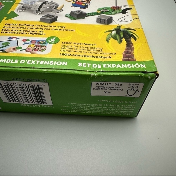 Retired LEGO Super Mario Rambi the Rhino 71420 – Donkey Kong Expansion – Sealed - Picture 5 of 7